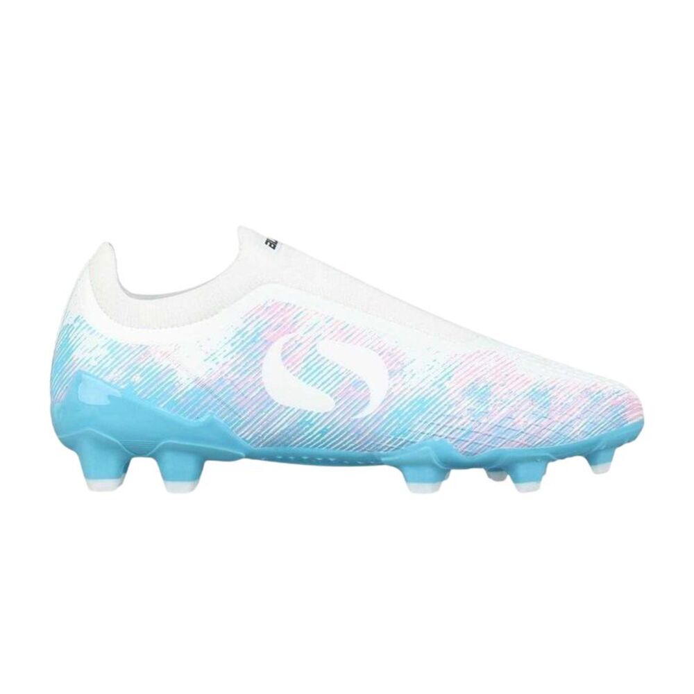 Sondico Womens/Ladies Graphic Print Soccer Cleats / White/Pink/Blue